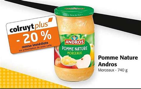 Promo Pomme Nature Andros Chez Colruyt Icatalogue Fr