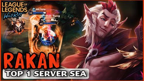 Rakan Wild Rift Top 1 Rakan Server Sea Season 6 GrandMaster Ranked