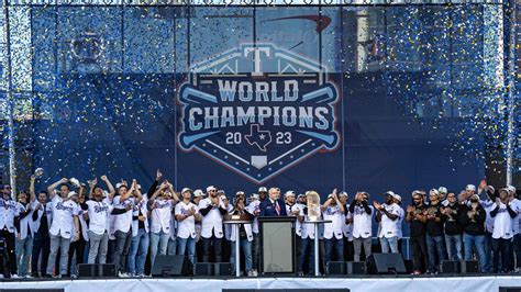 ‘dreams Come True Rangers World Series Victory Celebration Fort