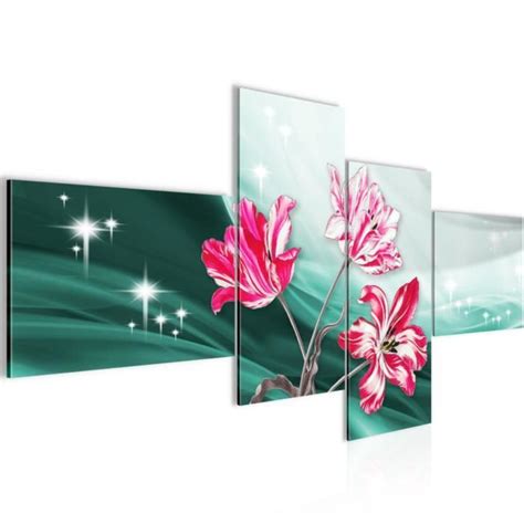 Runa Art Tableau D Coration Murale Fleurs De Tulipes X Cm