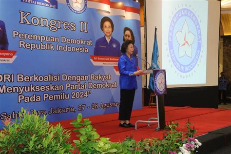 DPP Perempuan Demokrat Republik Indonesia PDRI Menggelar Kongres II