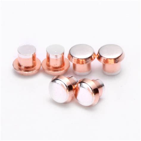 Electrical Silver Copper Contact Silver Alloy Contact Bimetal Conatct