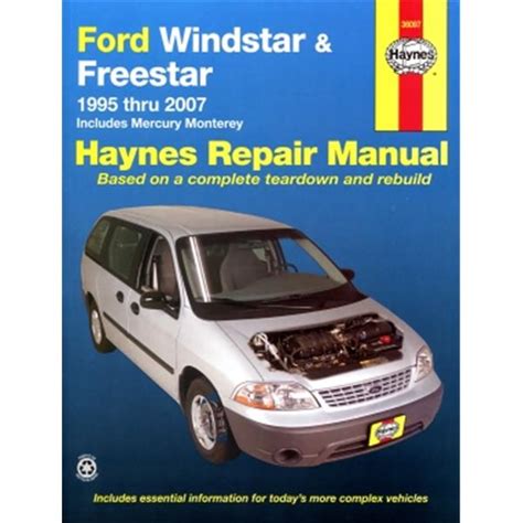 Reparaturanleitung Ford Windstar Freestar Monterey Ford Pkw