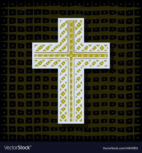 Christian Cross Pattern Background