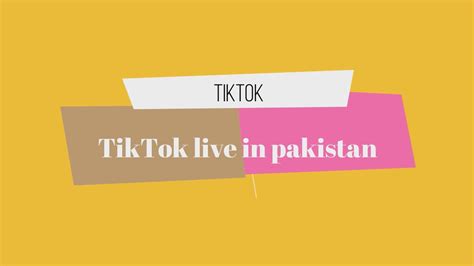 How To Go Live On Tiktok Tiktok Live In Pakistan Without Any Vpn And