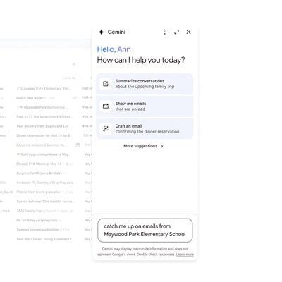 Google Rolls Out Gemini Ai In Side Panel For Gmail And Other Workspace