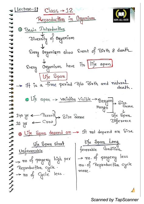 SOLUTION Reproduction In Organism Biology Topper Best Handwritten