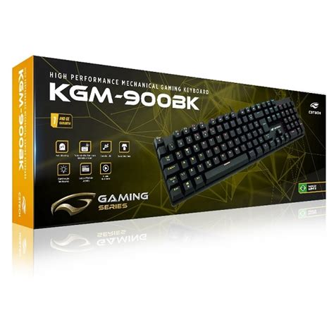 Teclado USB Gamer KGM 900BK C3 TECH Starhouse Mega Store