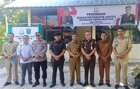 Rumah Restorative Justice Hadir Di Desa Perawas Wujudkan Harmonisasi