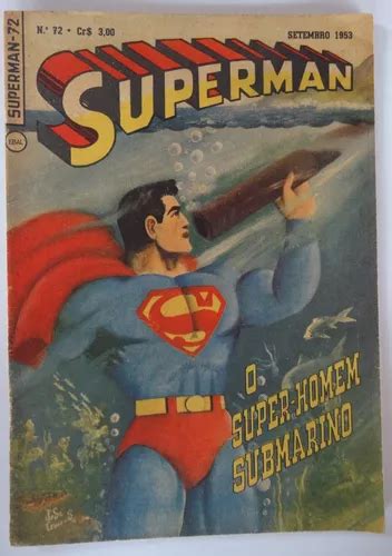 Superman 1ª Série Nº 72 Ebal Set 1953 Parcelamento sem juros