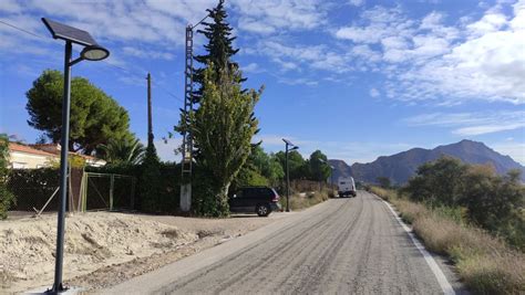 Proyecto de iluminación de caminos rurales