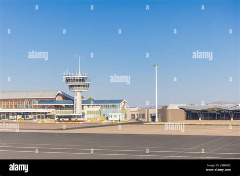 Windhoek Namibia July 2 2023 Hosea Kutako International Airport In