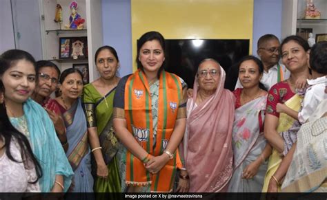 Navneet Rana To Contest From Amravati Lok Sabha Seat On Bjp Ticket 5 Facts