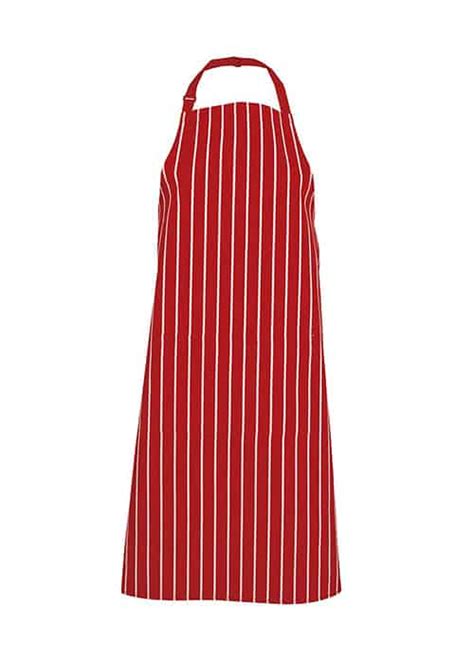 Striped Bib Apron Unisex