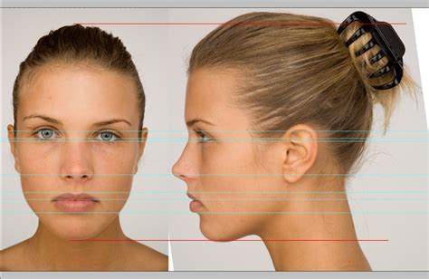face front and side view