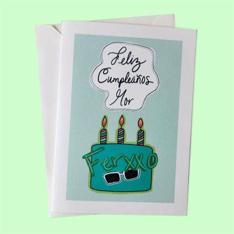 Tarjeta De Cumpleaños Feid Para Tu Amor Etsy México Tarjetas De