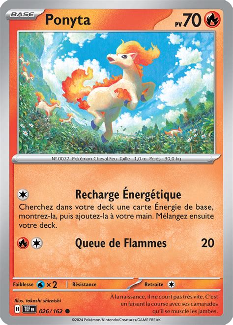 Ponyta Écarlate et Violet Forces Temporelles 026 Poképédia