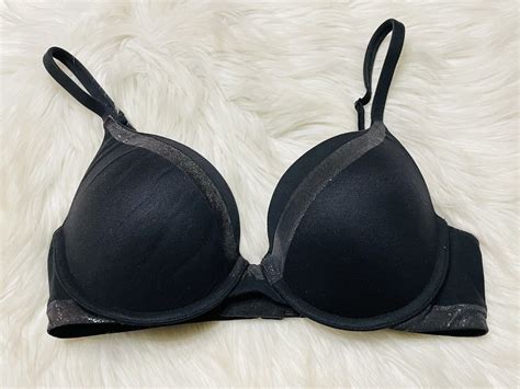 Victorias Secret Perfect Shape Bra 34C Black Underwire Body By V