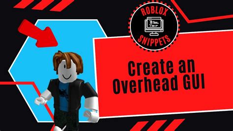 Create An Overhead Gui In Roblox Studio Youtube