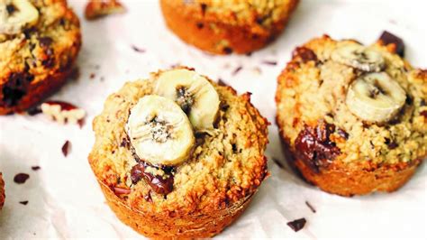 Gezond Ontbijt Banaan Chocolademuffins Met Havermout En Pindakaas Artofit