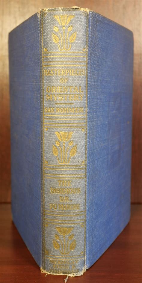 The Insidious Dr Fu Manchu By Sax Rohmer 1924 First Edition Fifth