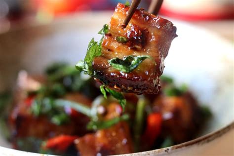 Thai Crispy Pork And Basil Recipe Pork Belly Recipes Crispy Pork