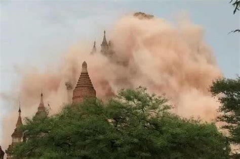 Myanmar earthquake damages famed Bagan temples