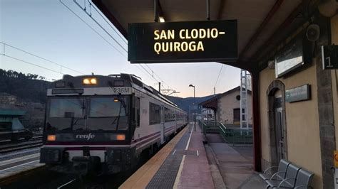 Suspendida la circulación de trenes entre San Clodio y Freixeiro