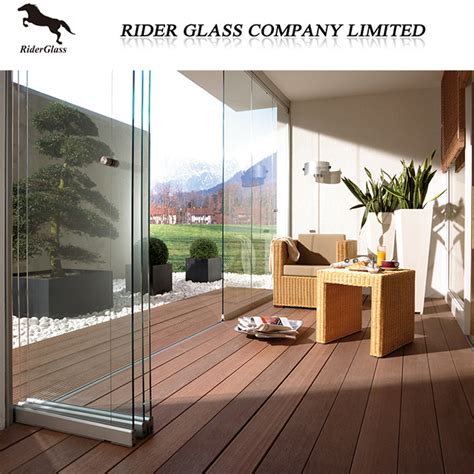 Hq 6mm 8mm 10mm Frameless Folding Clear Float Glass Sliding Door Clear Float Glass And Glass Door