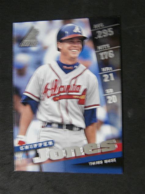 1998 Pinnacle Inside 10 Chipper Jones EBay