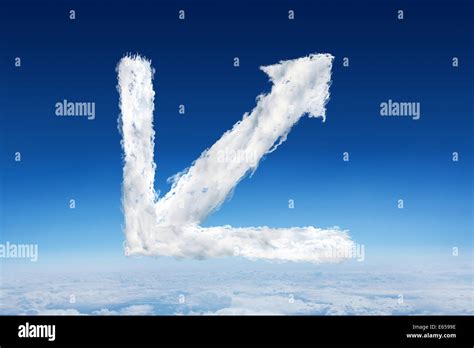 Composite Image Of Cloud Graph Stock Photo Alamy