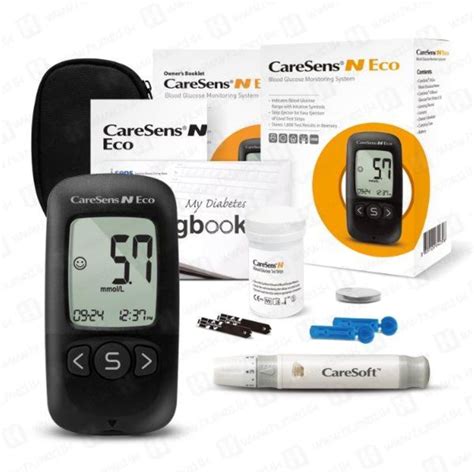 CareSens N Eco Glucose Monitoring Kit Lifetime Warranty HuMed