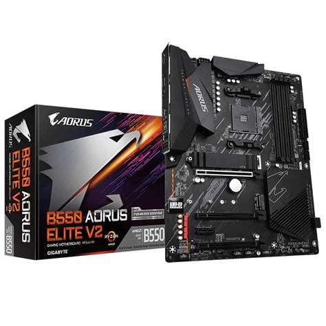 Gigabyte B Aorus Elite V Am Atx Motherboard B Aorus Elite V