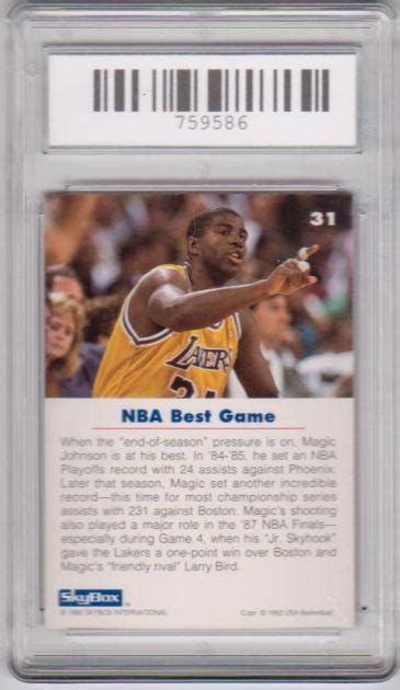 Graded Mint Magic Johnson Skybox Usa Basketball Card