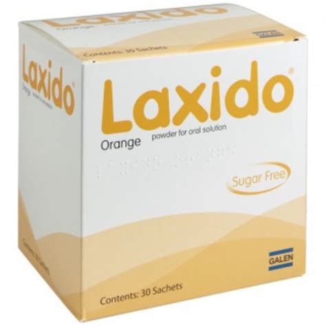 Laxido Orange Powder Sachets Sugar Free Pack Of 30 Laxido Sachets