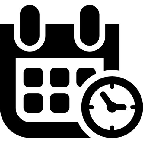 Date And Time Icon At Vectorified Collection Of Date And Time