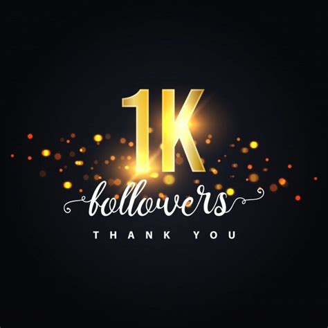 Premium Vector Thank You K Followers Instagram Background K