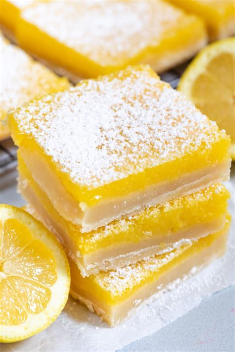 Best Lemon Bars Recipe Crazy For Crust