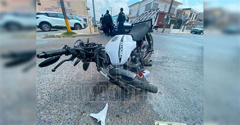 Galeria Fotografica Sufre posible traumatismo de cráneo motociclista