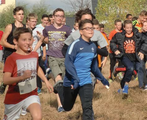 Ensisheim Sport scolaire Le cross du collège