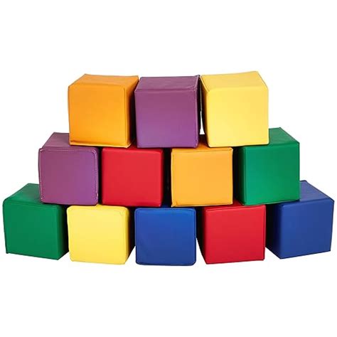 Amazon Basics Soft Play Blocks Small Set 12 Piece Amazonca Toys