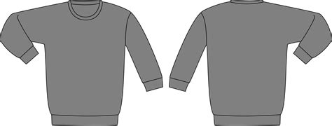 Crew Neck Template Png