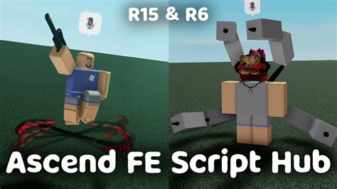 Roblox Ascend Fe Script Hub R R Youtube