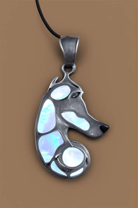 Wolf Pendant · Creative Fabrica