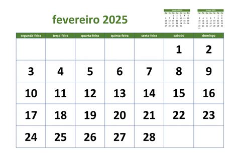 Calendário Fevereiro 2025 WikiDates org