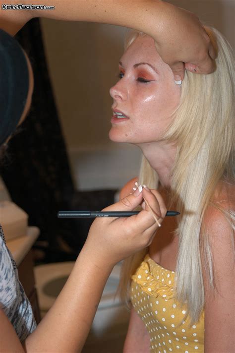 Skinny Blonde Babe With Big Tits Brandy Edwards Getting Ready For