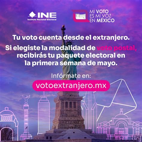 ¿eres De Coahuila O El Estado De México Y Vives En El Extranjero Ejerce Tu Voto Unam Canadá