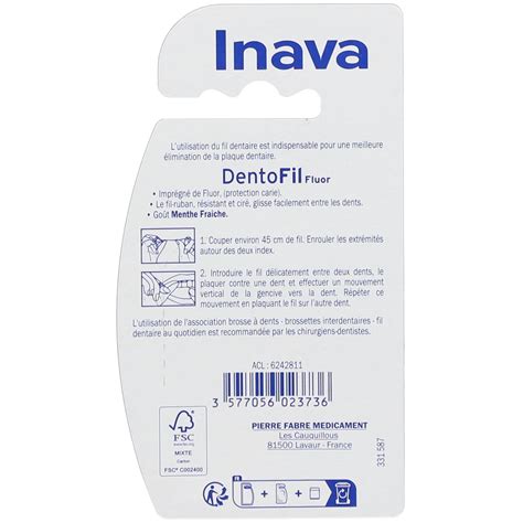 Inava Dentofil Fluor Fil Dentaire Cir Shop Apotheke Ch