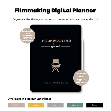 Products Filmmaking Planner