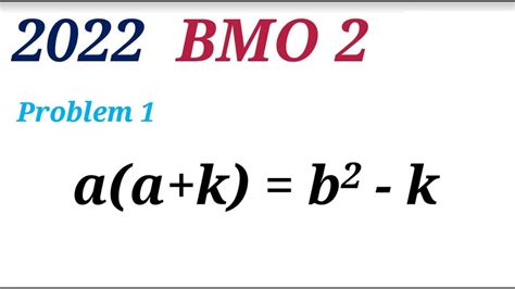 Bmo British Mathematical Olympiad Round Solutions Problems